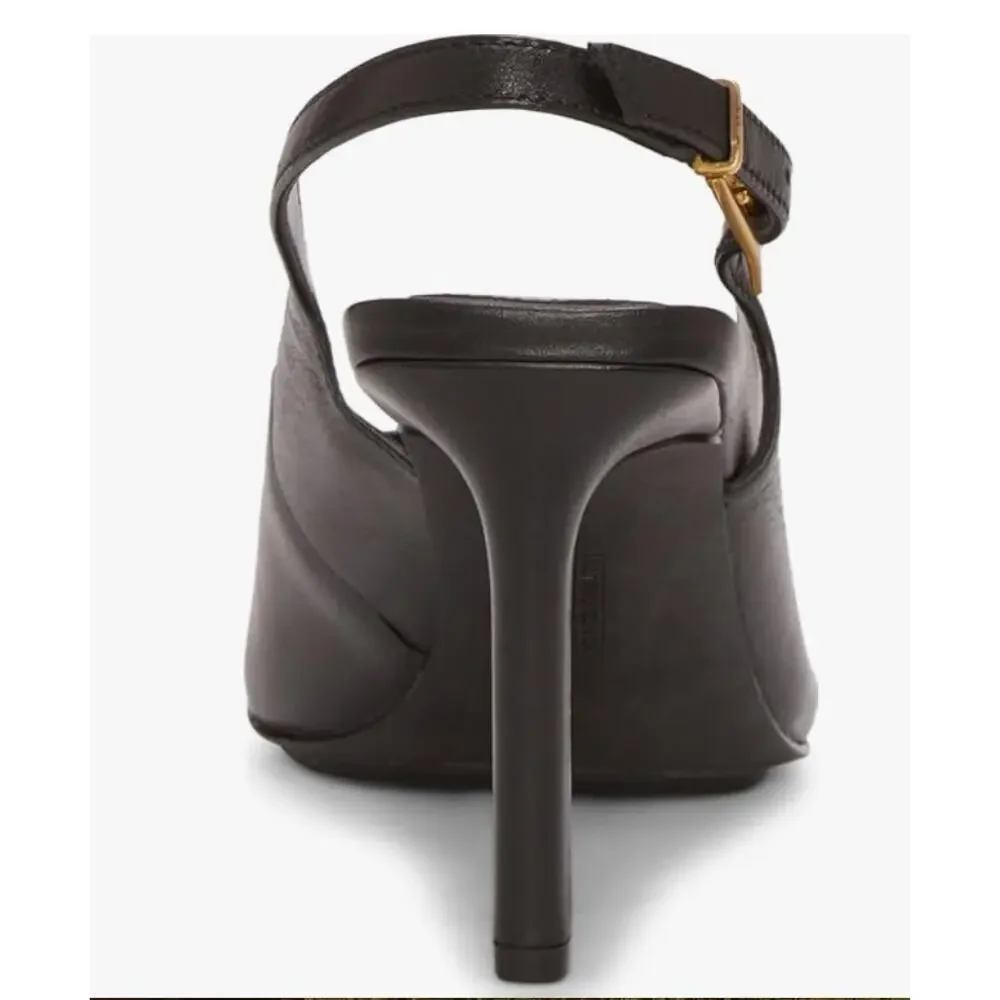 NEW Vince Camuto Brendie Sling Back Heels Black Size 11M Glamour Shoes Office - Picture 5 of 8